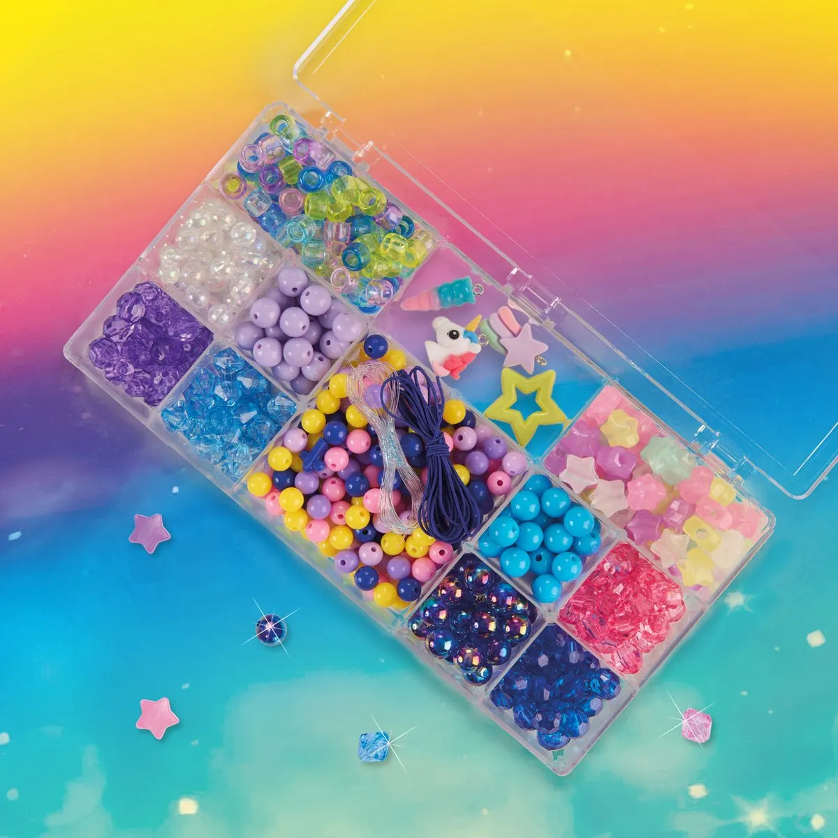 SES Creative Galaxy Sieradenset Glow in the Dark - 12 Stuks