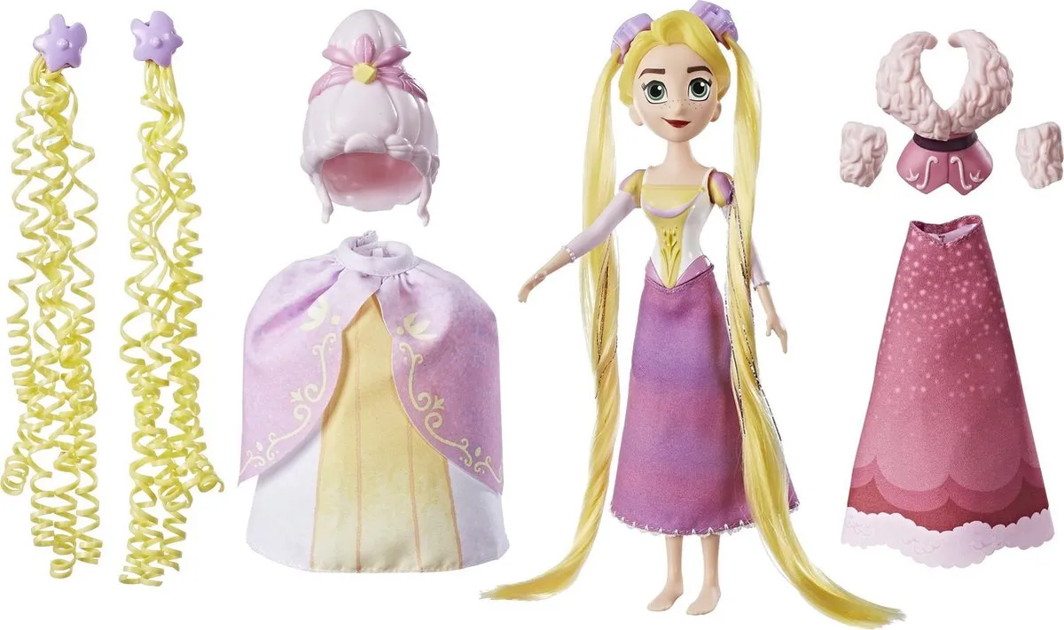 Disney Princess Tangled Rapunzel Stijl Collectie Speelfiguur - Multi Color - afbeelding 3 van 3