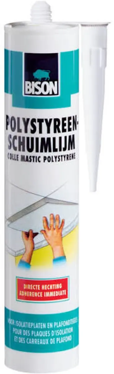 Bison Polystyreenschuimlijm 470g - Schuim - Meerkleurig