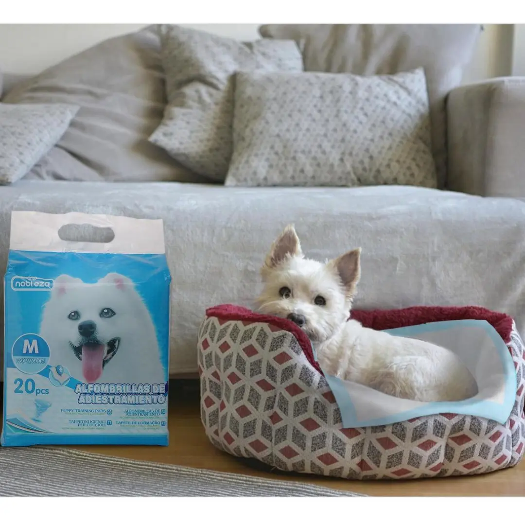 Nobleza Puppy Training Pads 60x60cm - 20 Stuks - Blauw