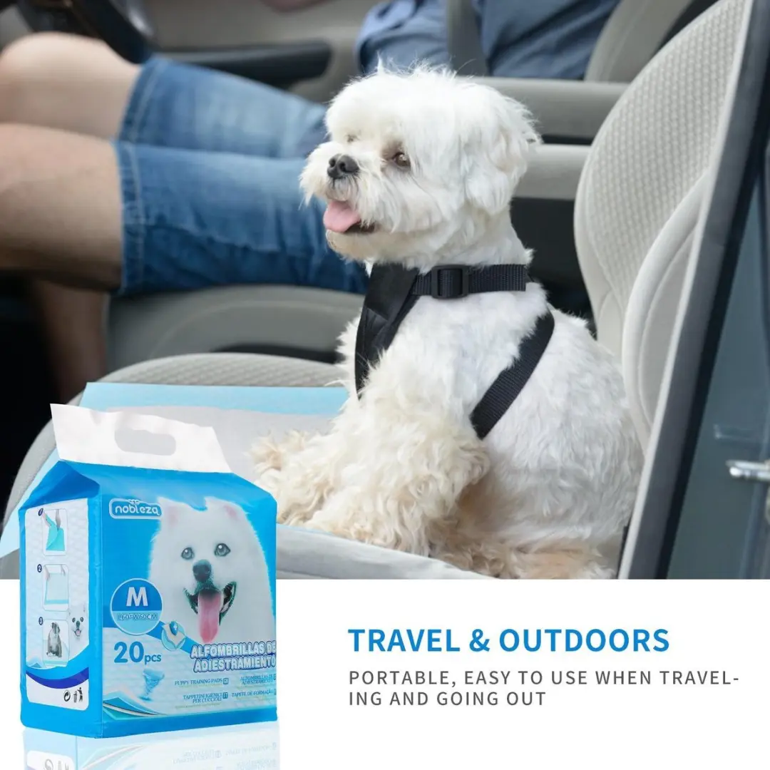 Nobleza Puppy Training Pads 60x60cm - 20 Stuks - Blauw