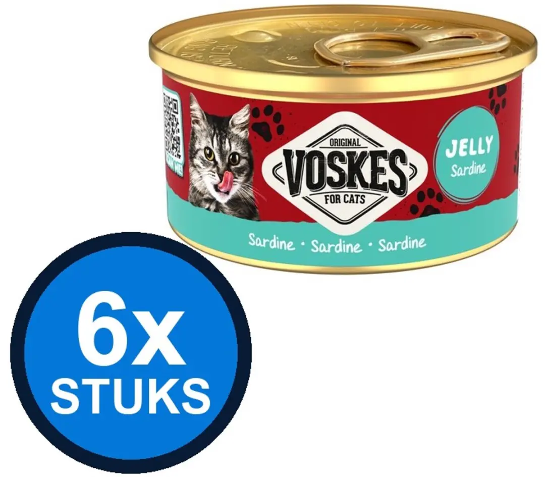 6x Voskes Gelei Sardine