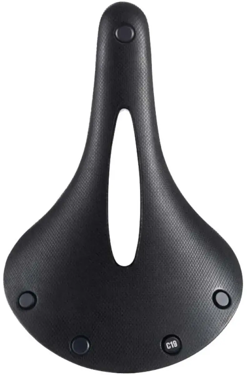 Brooks C19 Carved Cambium All Weather Zadel - Zwart - afbeelding 4 van 6