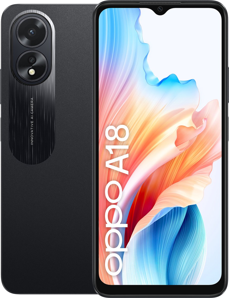 Oppo A18 - 128GB - Zwart