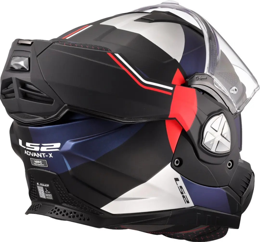 LS2 FF901 Advant X Ultra Systeemhelm - Blauw/Rood