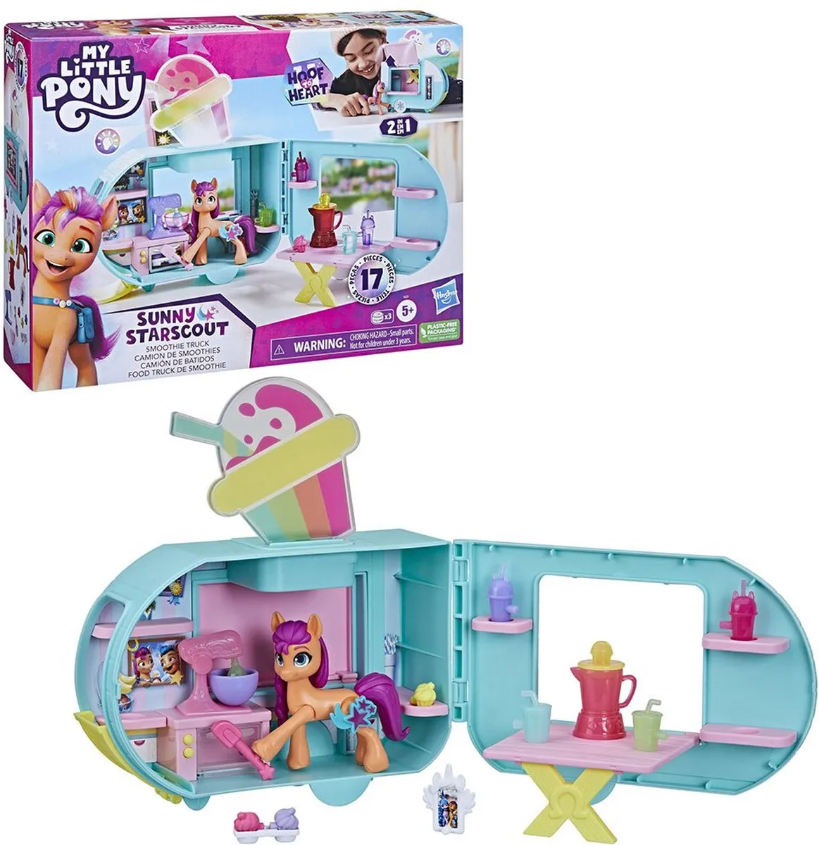 My Little Pony Sunny Starscout Camión de Batidos - 3x AAA - F63395L2