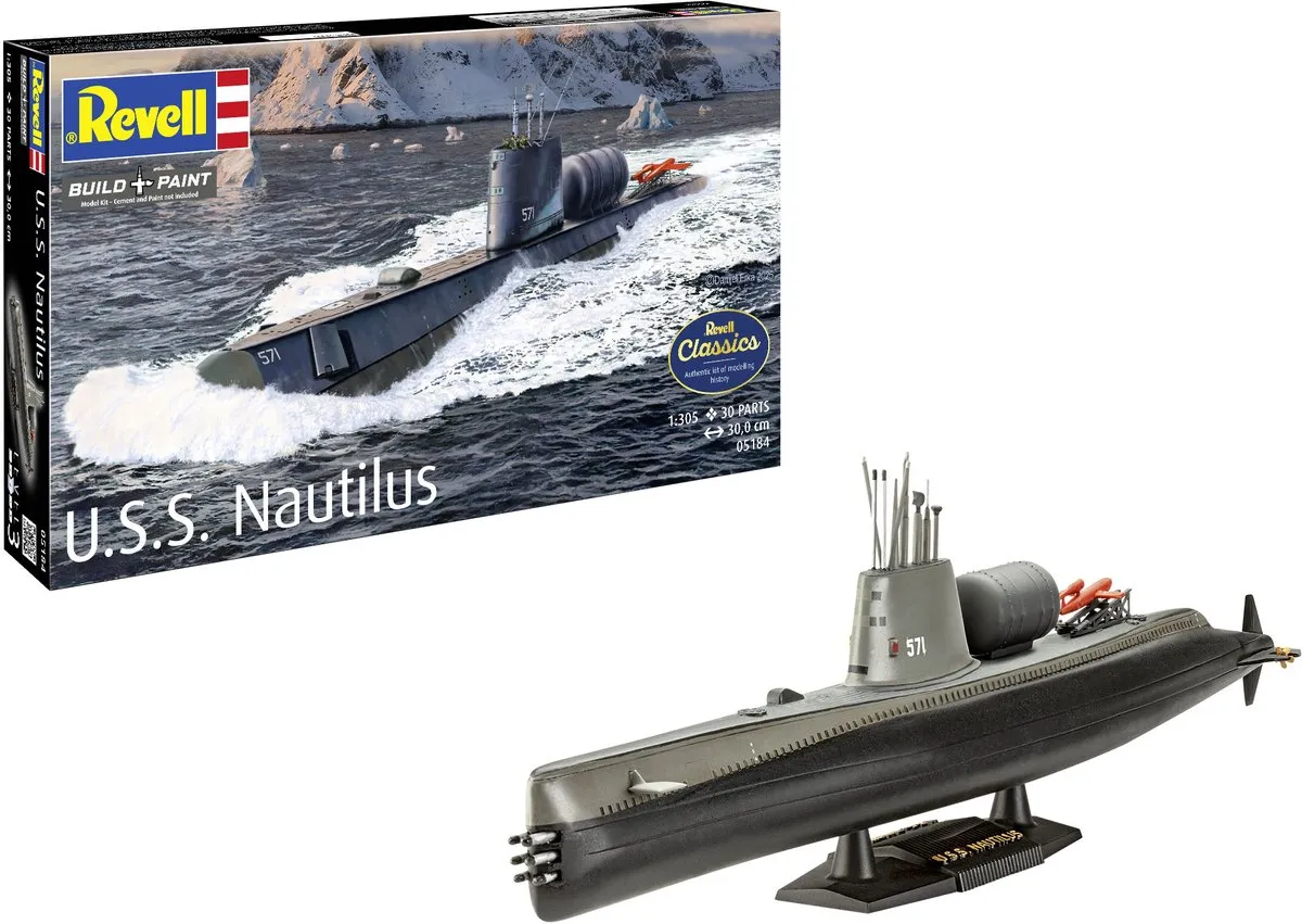 Revell U.S.S. Nautilus SSN-571 Modelbouwpakket 1:305