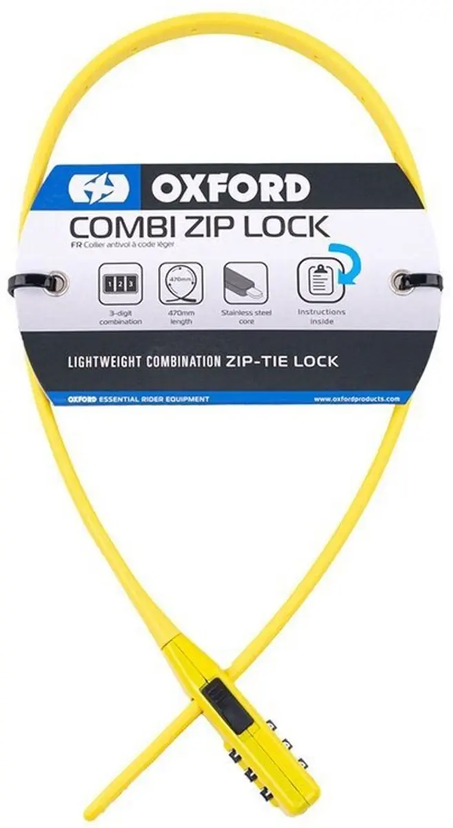 Oxford Oxc Combi Zip Kabelslot - Goud - afbeelding 2 van 6
