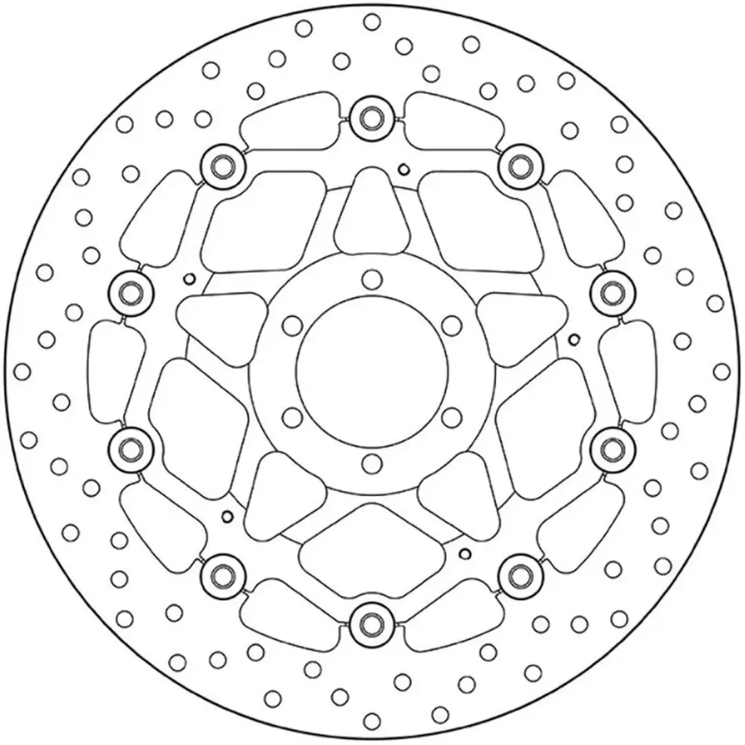 Brembo 78b40870 Remschijf Voor Zilver
