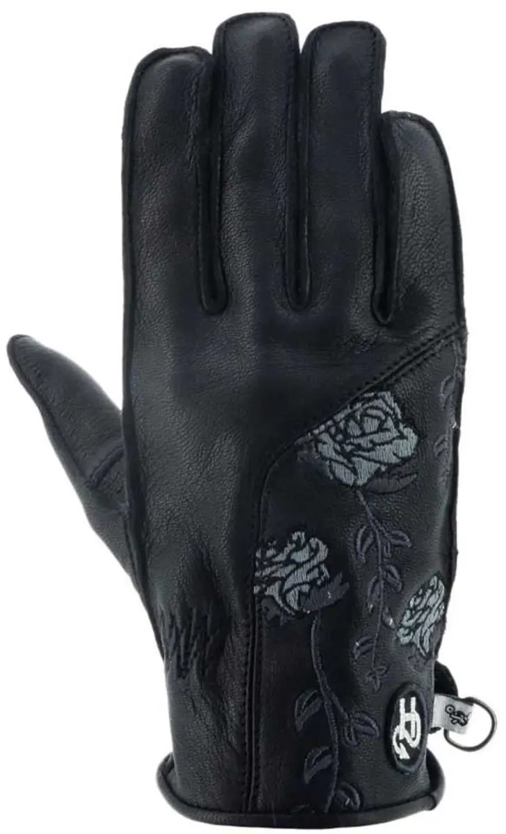 Helstons Flower Leren Handschoenen Zwart M Man