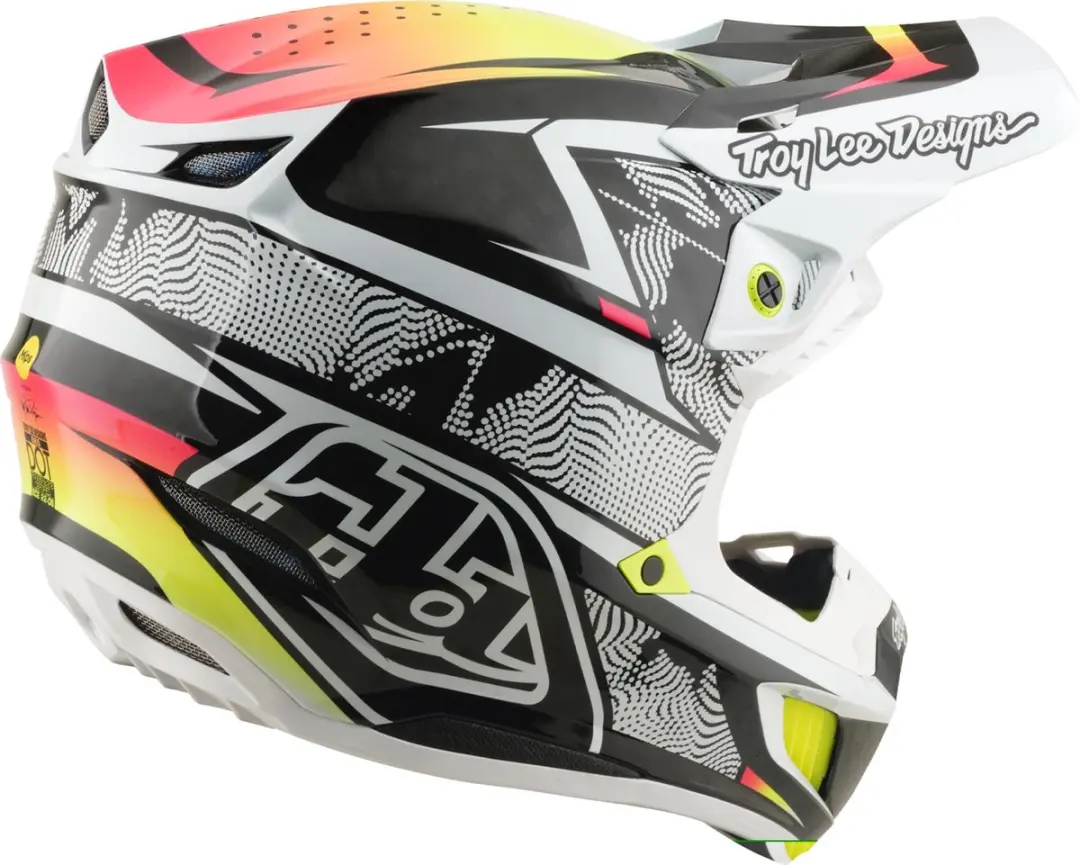 Troy Lee Designs SE5 Carbon MIPS Motocrosshelm - XXL - Wit