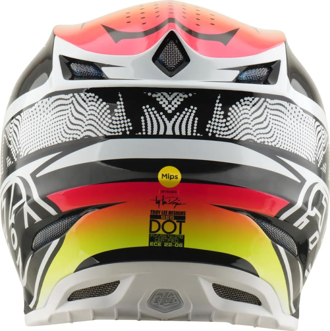 Troy Lee Designs SE5 Carbon MIPS Motocrosshelm - XXL - Wit