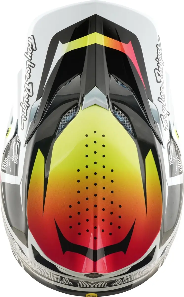 Troy Lee Designs SE5 Carbon MIPS Motocrosshelm - XXL - Wit
