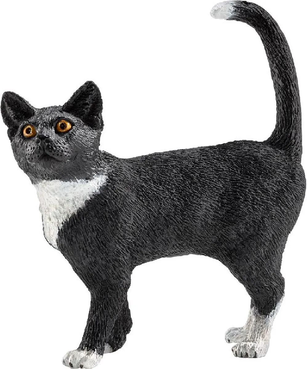 Schleich FARM WORLD Kat Staand 13770 - Zwart