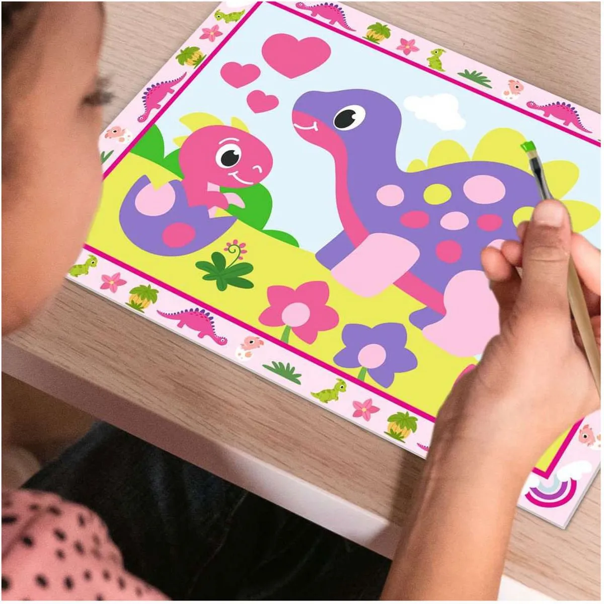 Ravensburger CreArt Kleurrijke Dino's Schilderen op Nummer - Meerkleurig