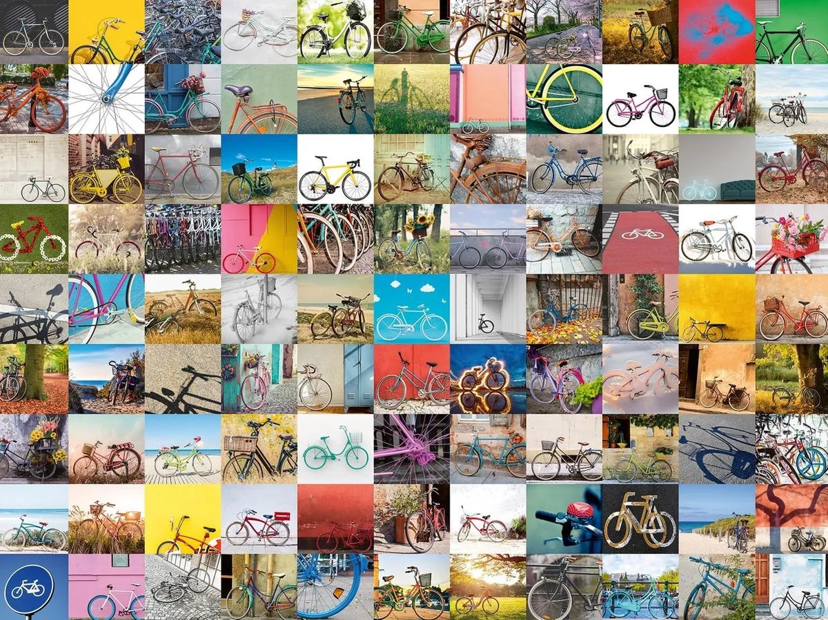 Ravensburger 1500 Stuks Fietsen Legpuzzel Multicolor