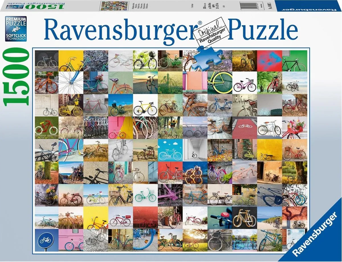 Ravensburger 1500 Stuks Fietsen Legpuzzel Multicolor