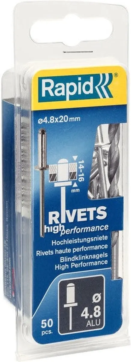 Rapid High Performance Klinknagel 5000391 - Ø4.8 x 20mm - 1 Stuk