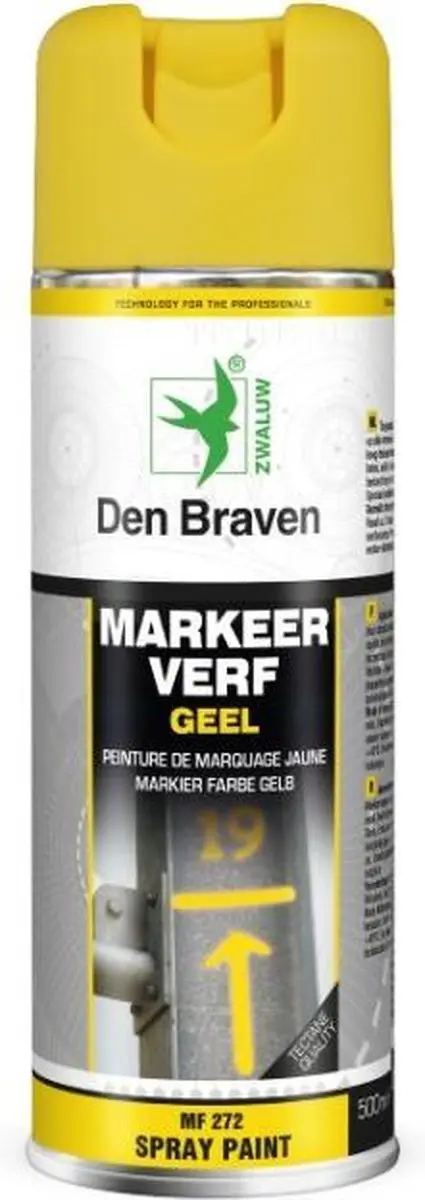 Den Braven Markeerspray Geel