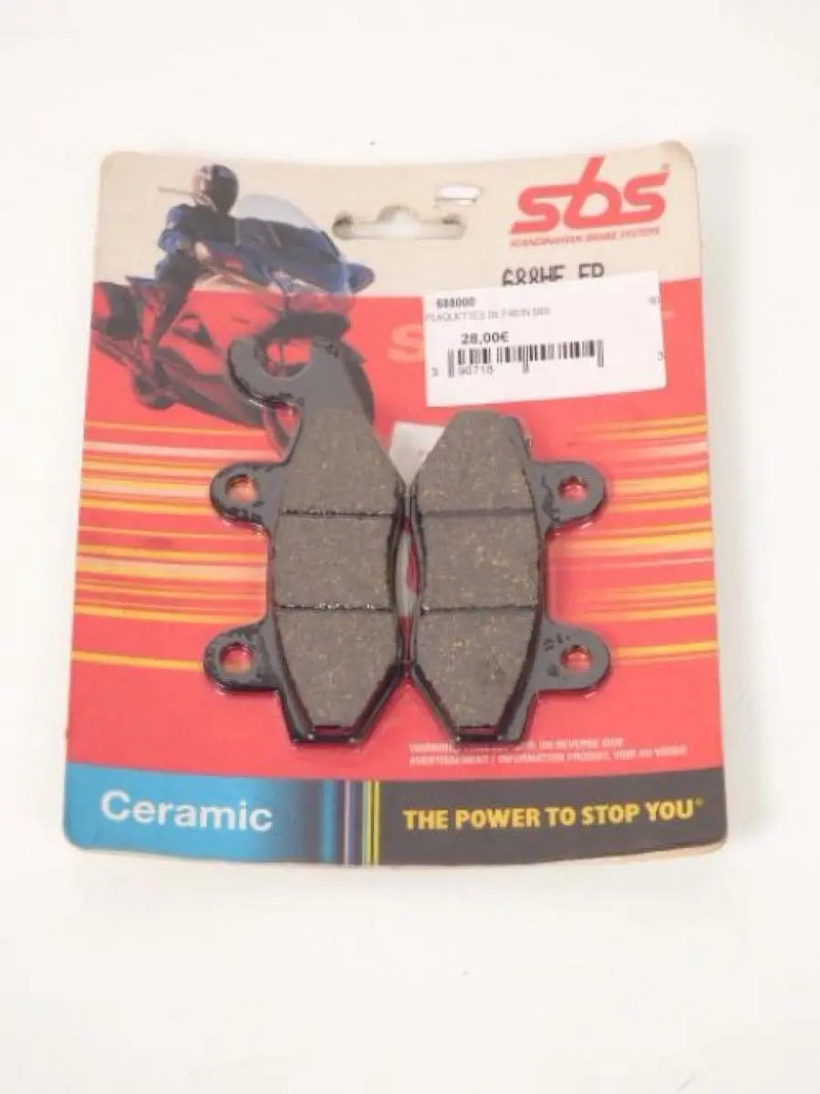 Plaquette de frein SBS pour Moto Chinois 125 motocycle Neuf