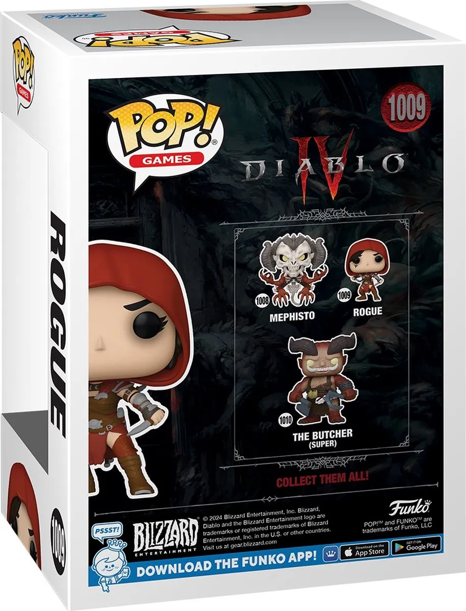 Funko Pop! Diablo 4 Rogue 1009 - Meerkleurig