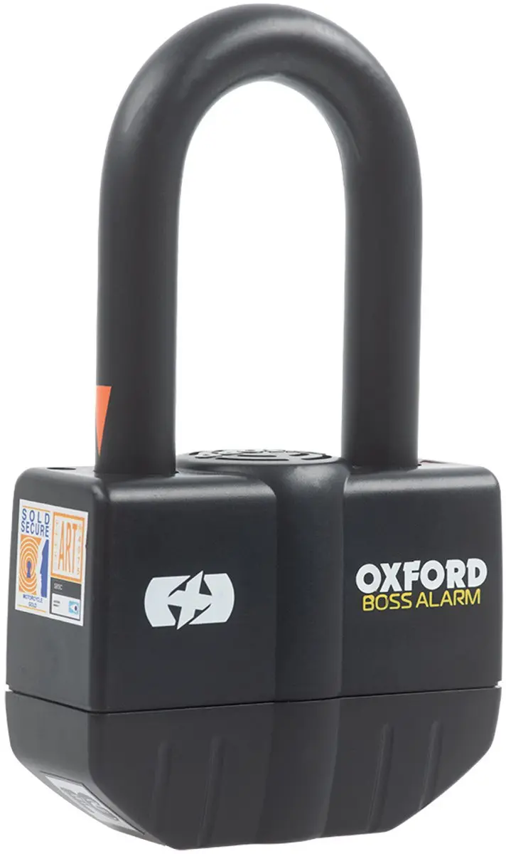 Oxford Boss Alarm LK484 Schijfremslot - 100 dB - Zwart - afbeelding 2 van 6