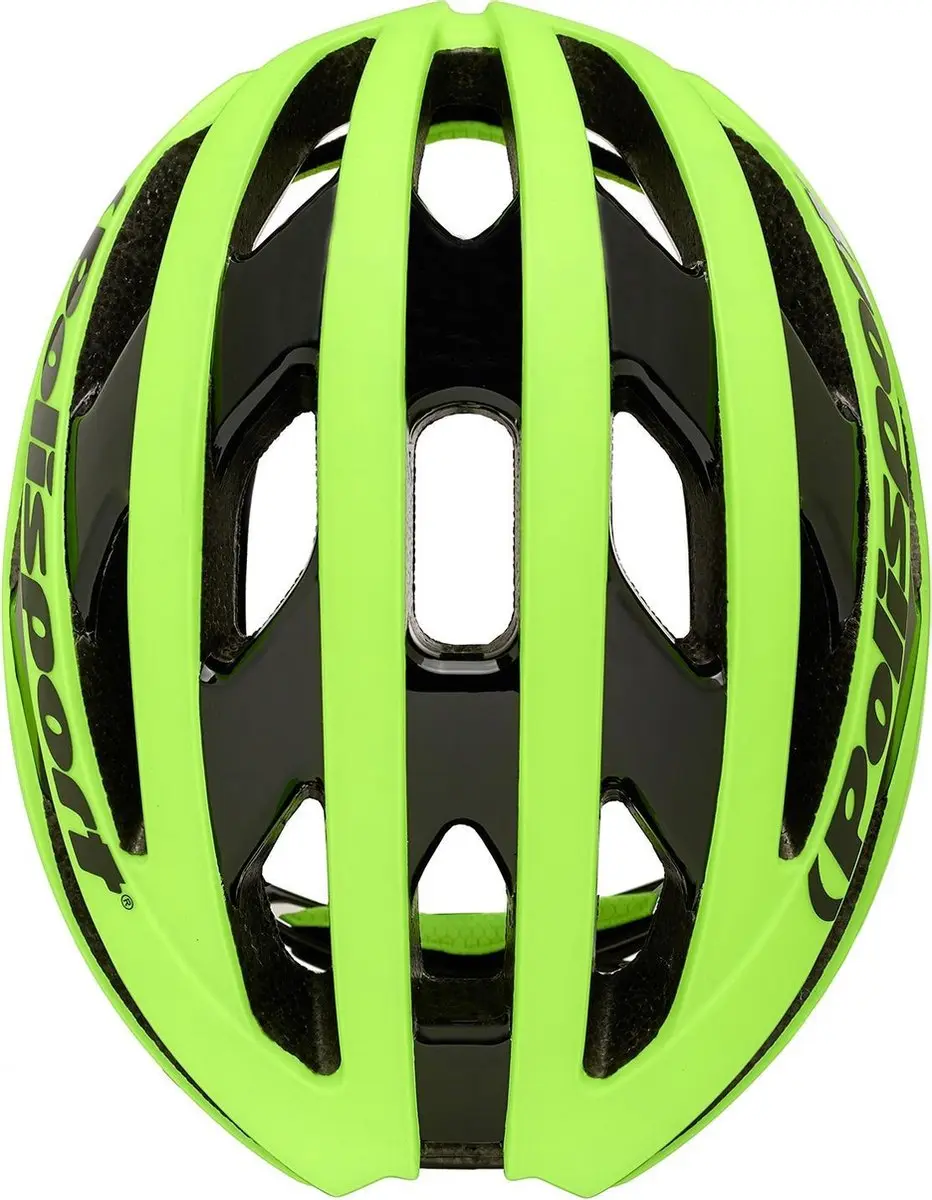 Polisport Light Pro Helm M/L - 10 Stuks - Fluorescerend geel mat