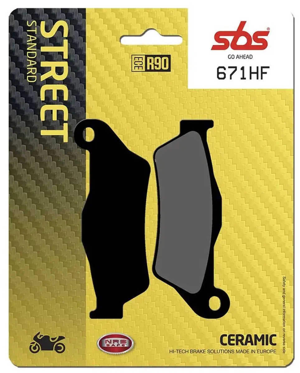 SBS Hi-Tech 671HF Keramische Remblokken