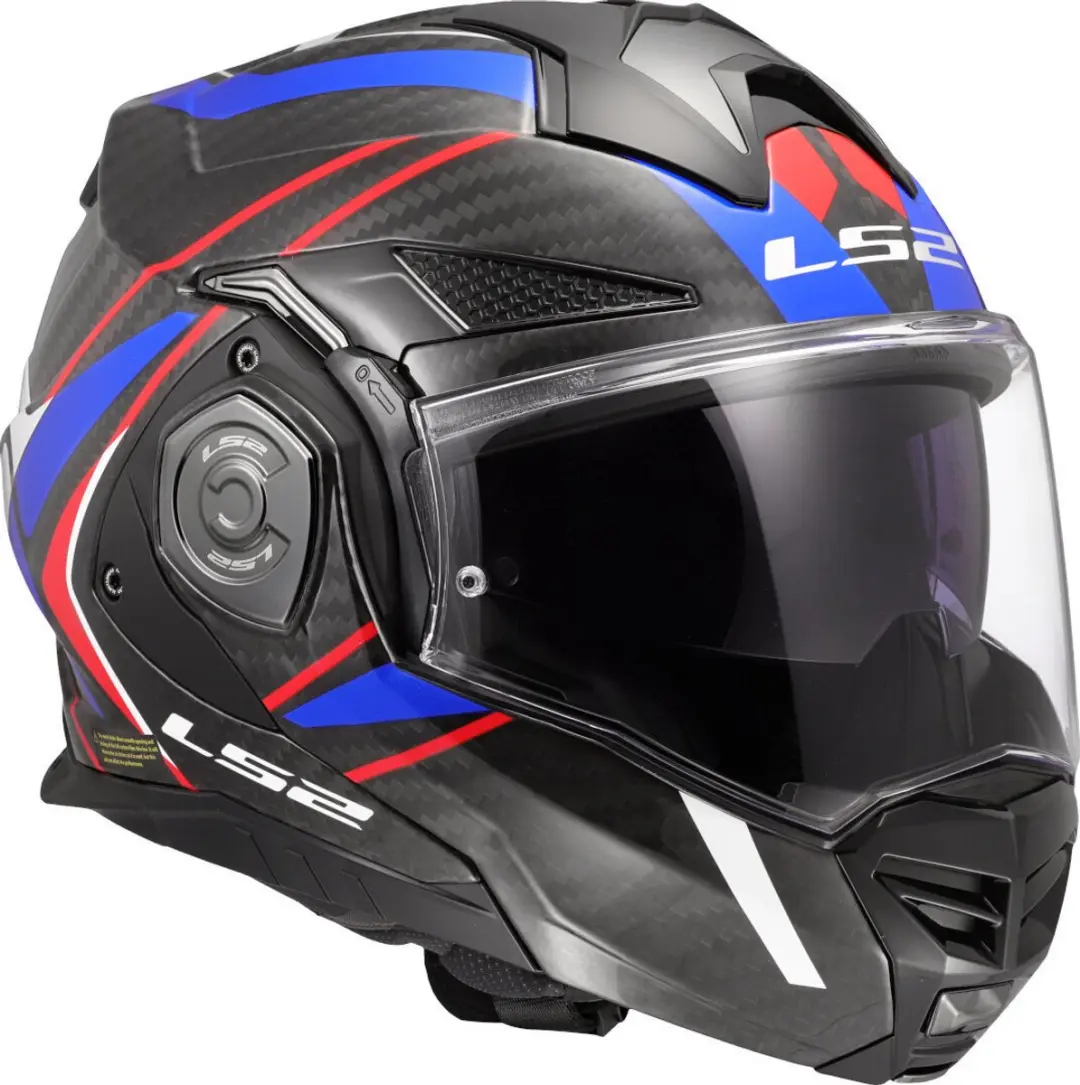 LS2 FF901 Advant X C Future II Systeemhelm - XS - Blauw/Wit