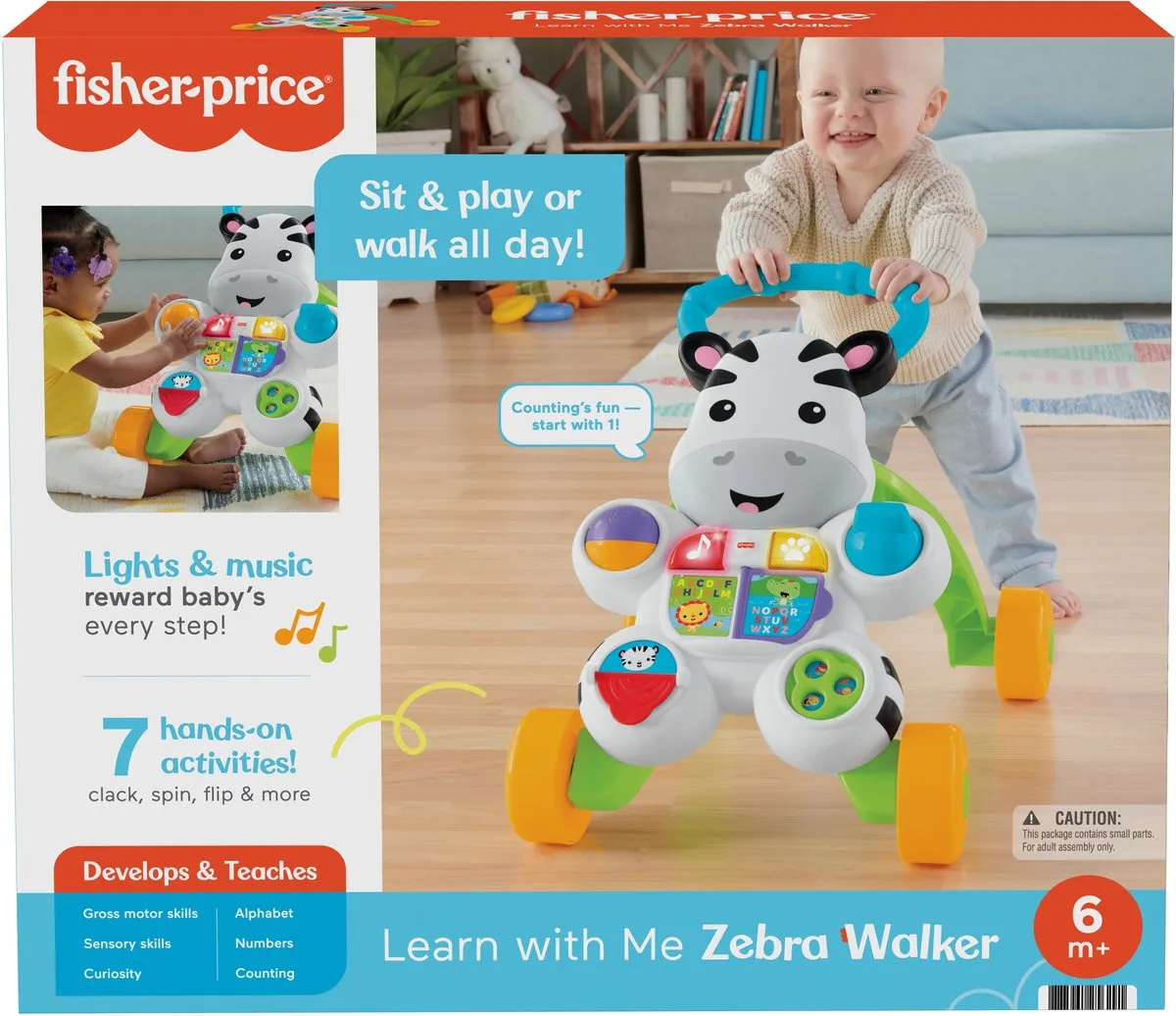 Fisher-Price Zebra Walker - Veelkleurig