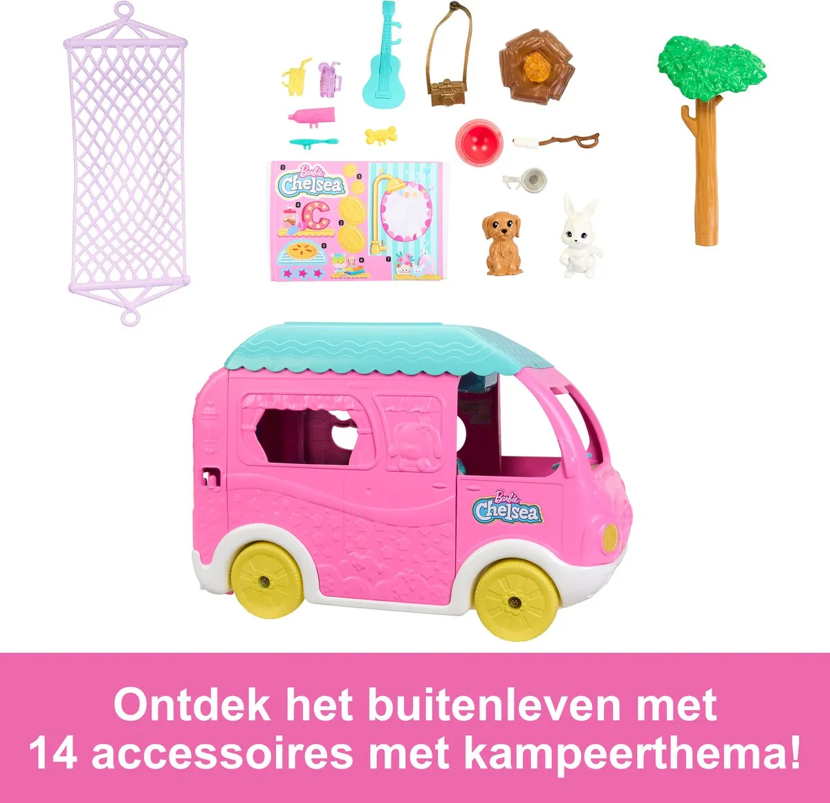 Barbie Chelsea Camper Speelfigurenset - Multicolour