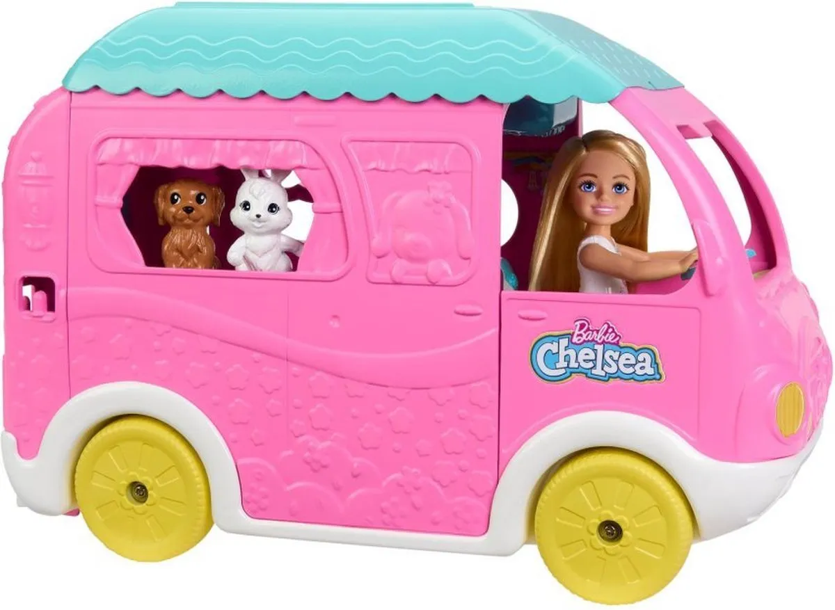 Barbie Chelsea Camper Speelfigurenset - Multicolour