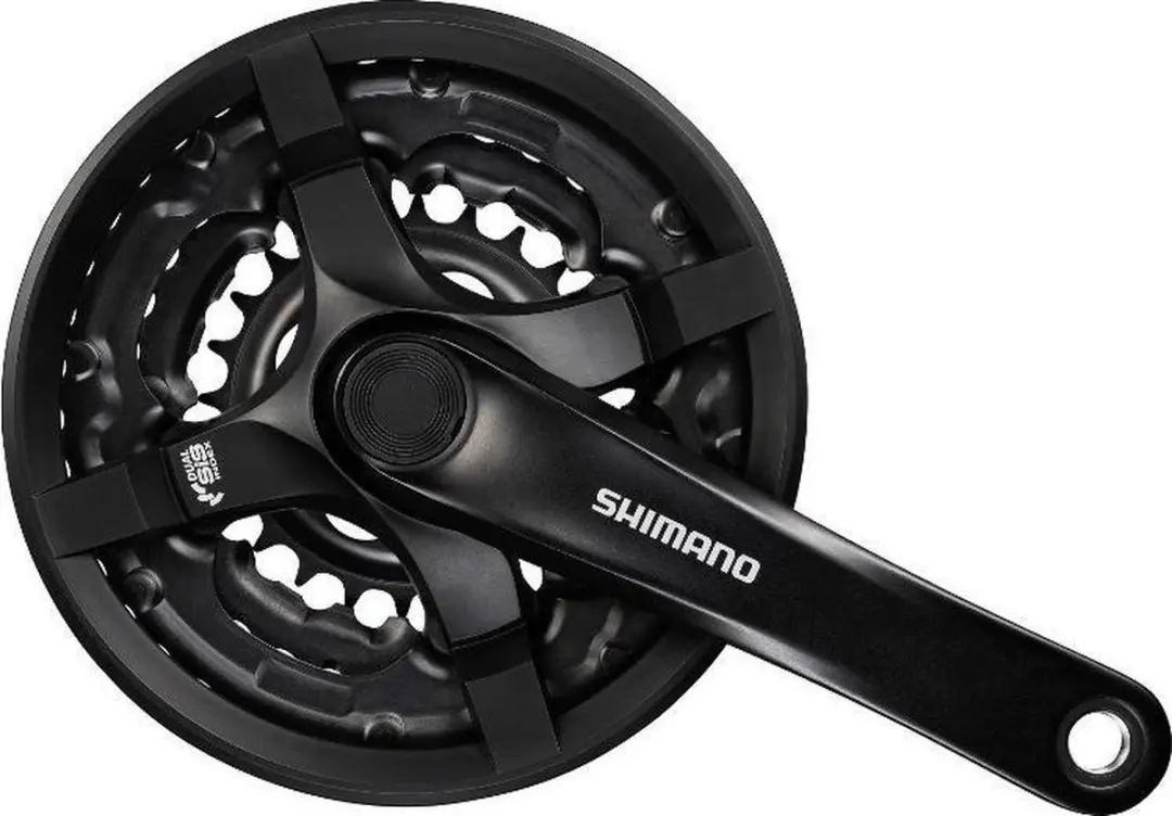 Shimano TOURNEY FC-TY501 Crankstel 175mm - 3x8 Versnellingen - Zwart - afbeelding 3 van 6