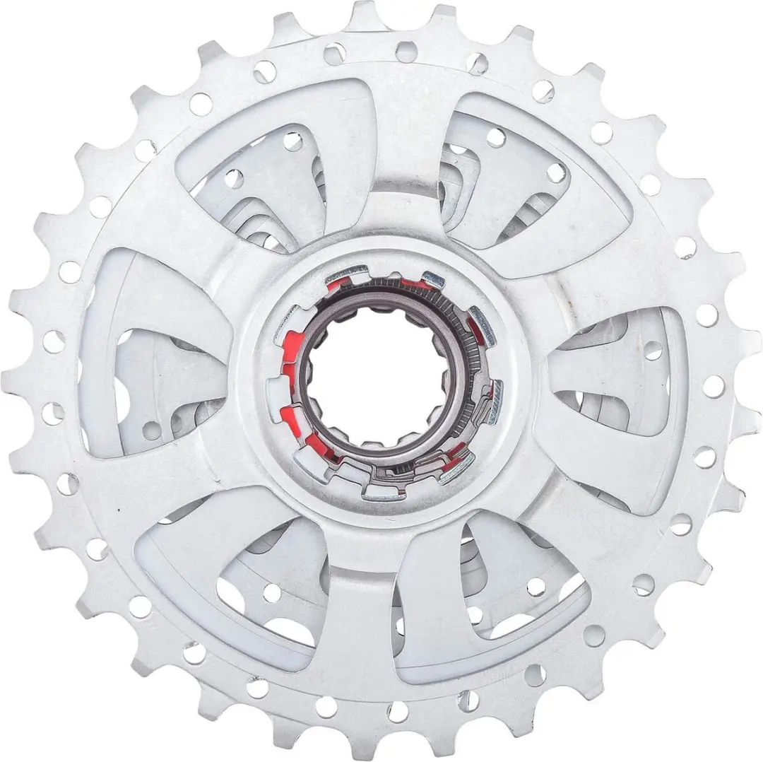 Miche Shimano 10-Speed Fietscassette 14-30T - Zilver - afbeelding 2 van 4