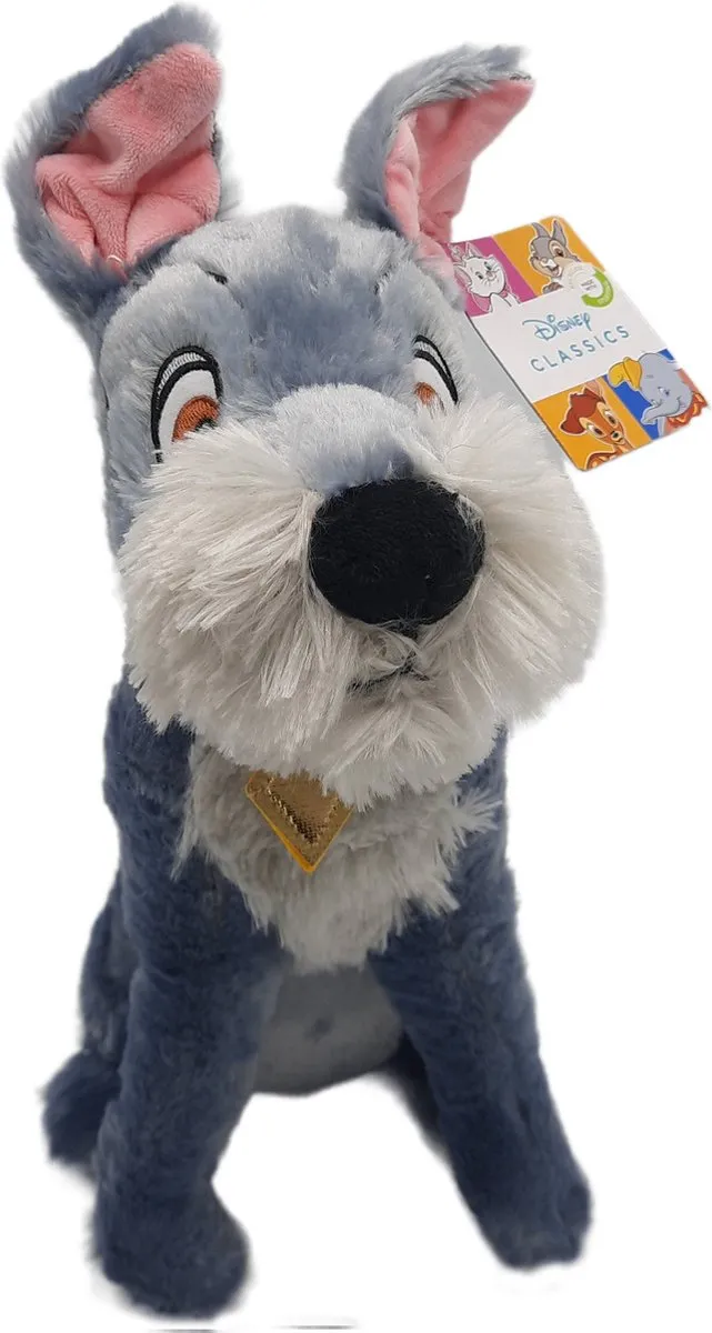 Disney Lady en de Vagebond Knuffel Vagebond Hond 30 cm - afbeelding 6 van 6