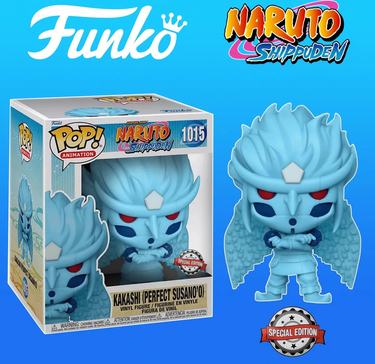 Funko Pop! Kakashi Perfect Susano'o 6" - Naruto Figuur - Blauw