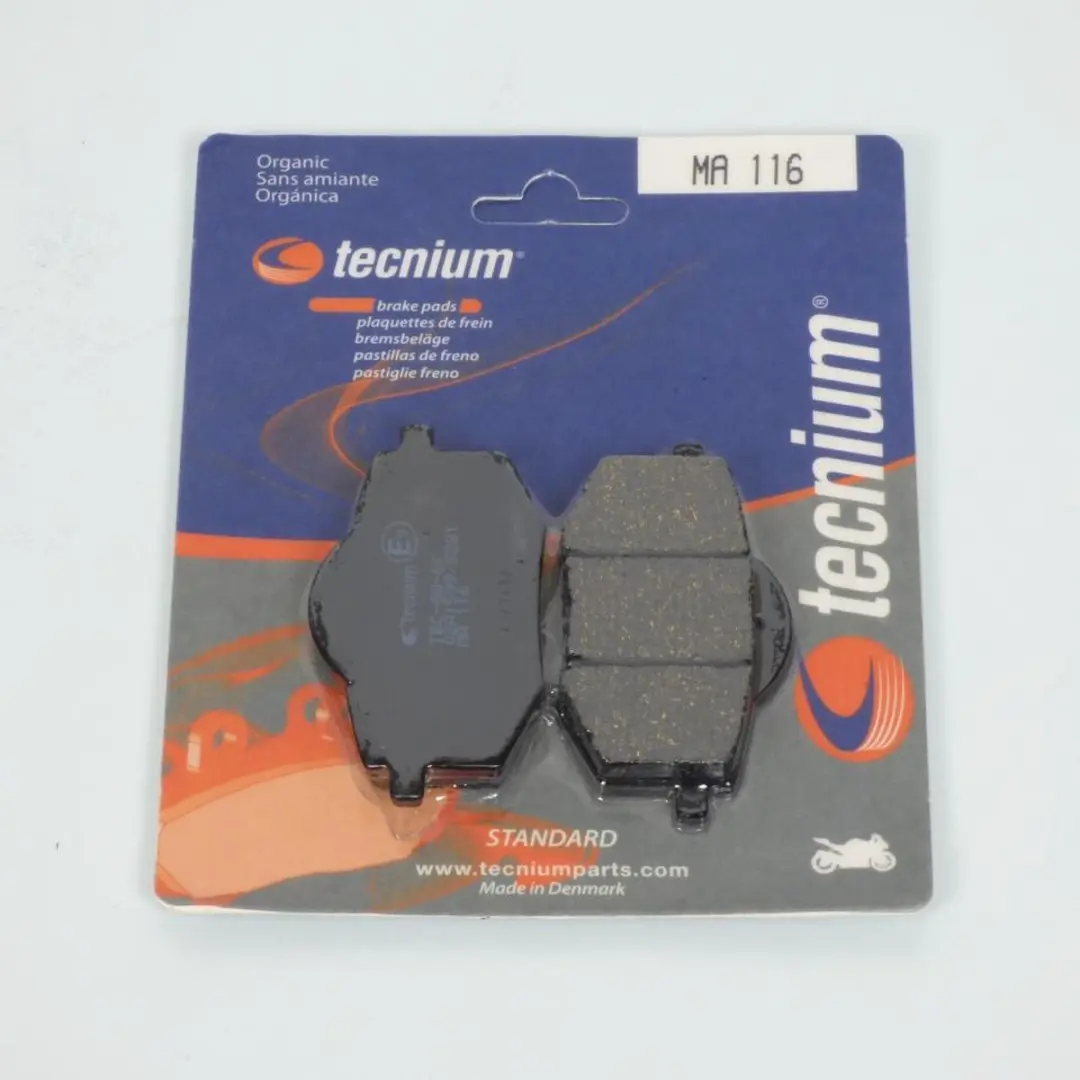 MA116 Tecnium remblokje voor Yamaha 250 Virago motorfiets 1989 tot 1994 Gloednie