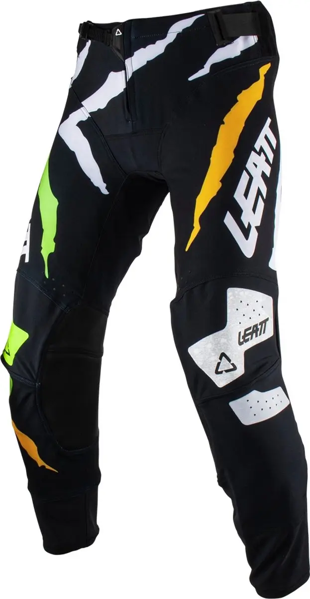 Leatt Moto 5.5 I.K.S. Tijger Zwart Groen Oranje Crossbroek