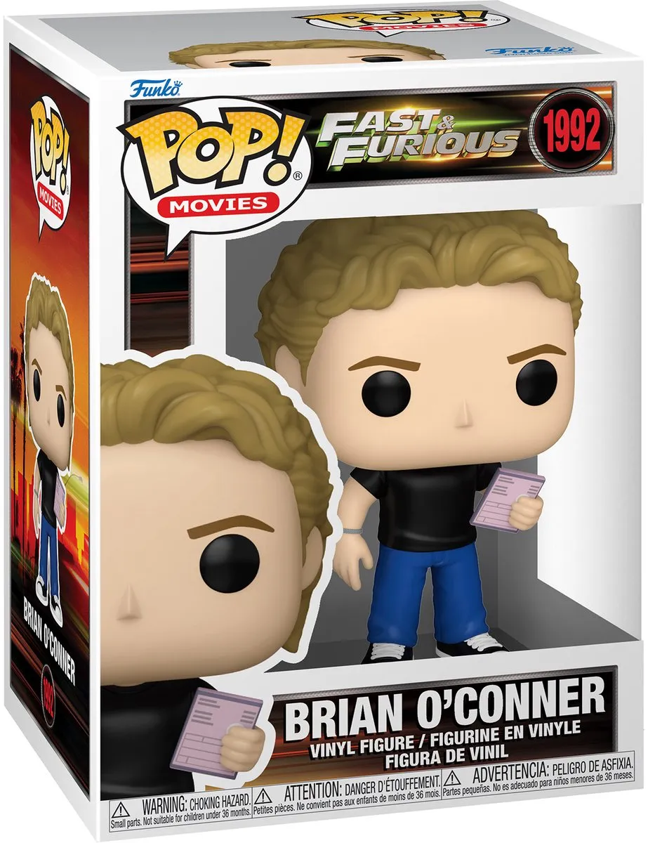 Funko Fast & Furious Brian O'Conner Pop! 1992 - Standard