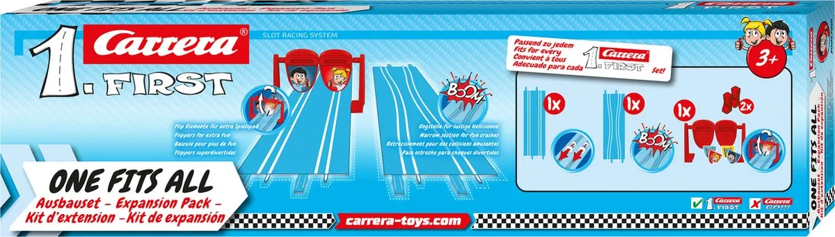 Carrera FIRST CAR20067001 Uitbouwpakket - 5 Stuks - Multi