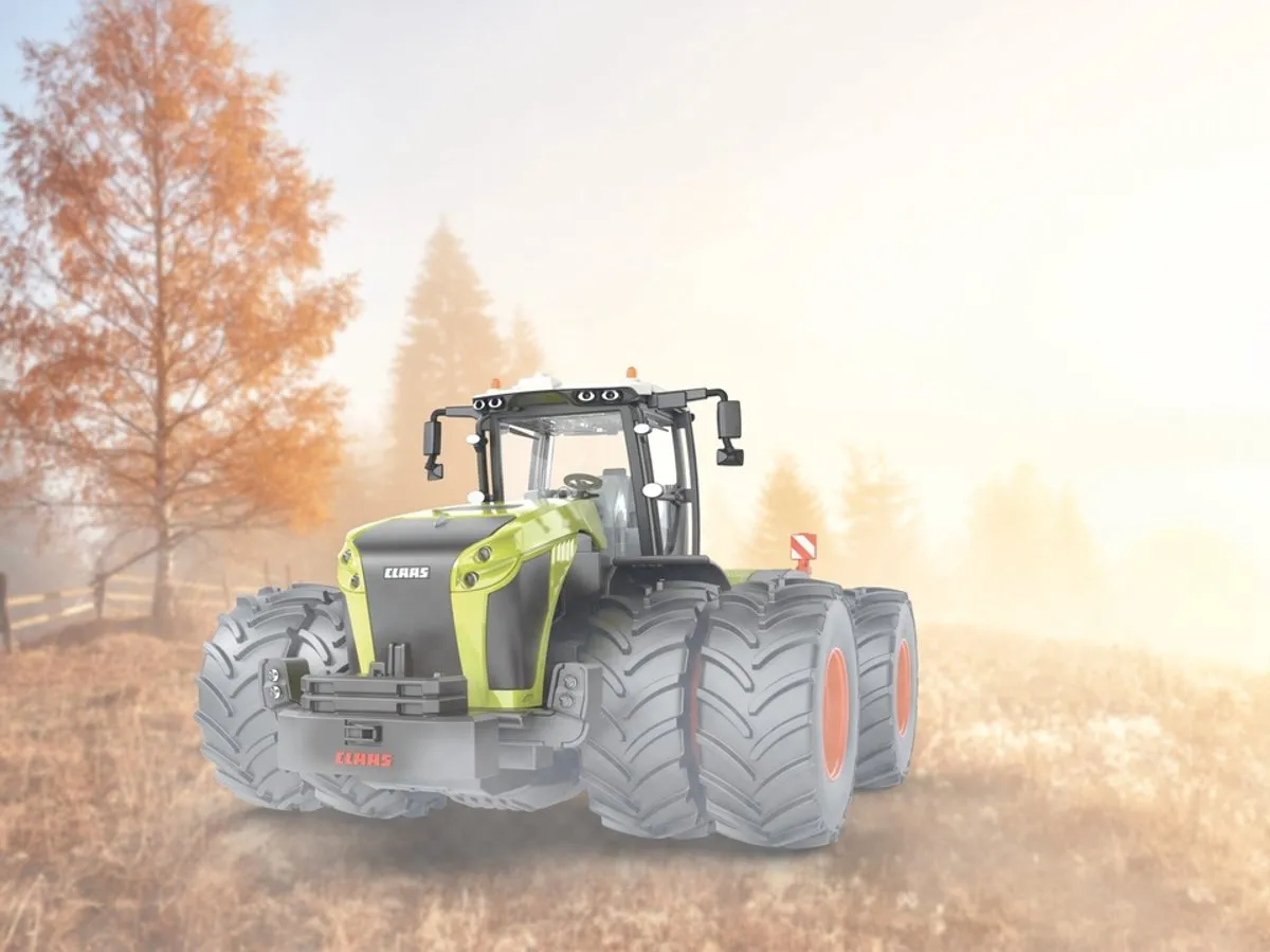 SIKU Claas Xerion 5000 TRAC VC 1:32 Extra Wielen - Multicolor