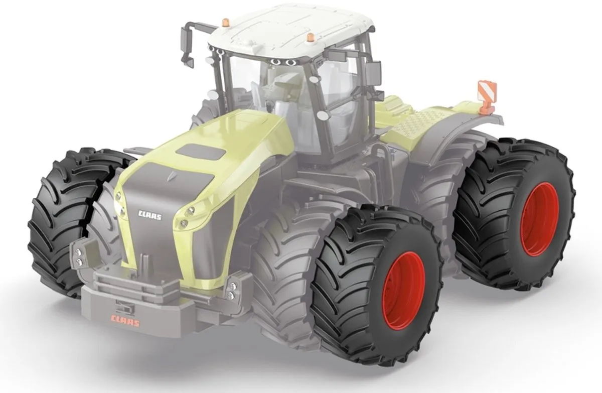 SIKU Claas Xerion 5000 TRAC VC 1:32 Extra Wielen - Multicolor