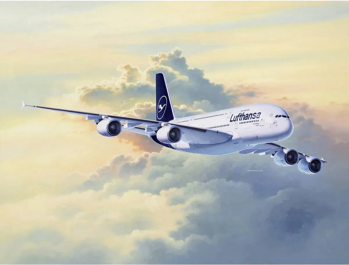Revell 03872 Modelbouwpakket Airbus A380-800 Lufthansa - 1:144 - Multi