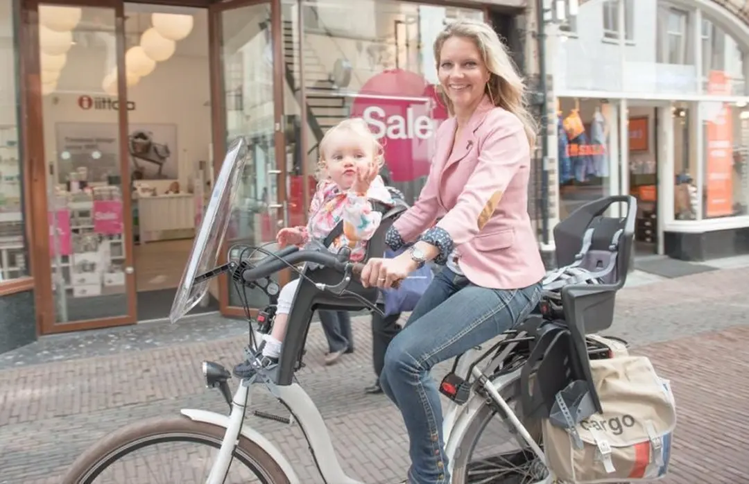 Polisport Bilby Junior Fietsstoeltje - Zwart - afbeelding 4 van 6