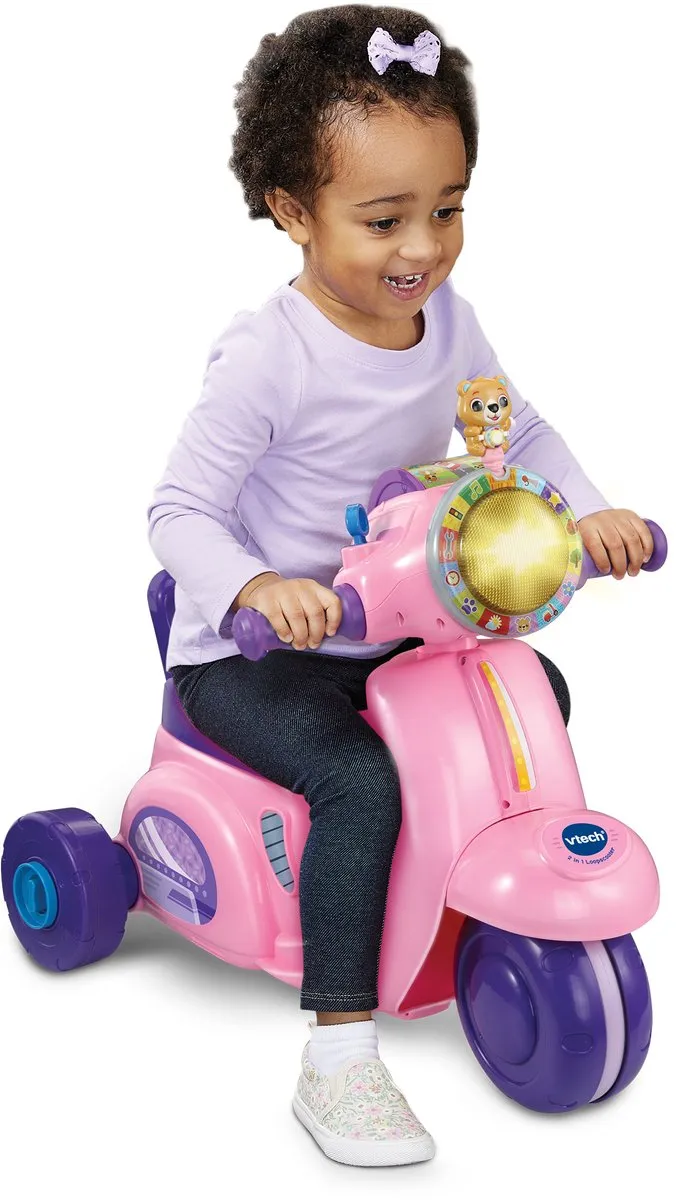 VTech 2-in-1 Loopscooter - Roze