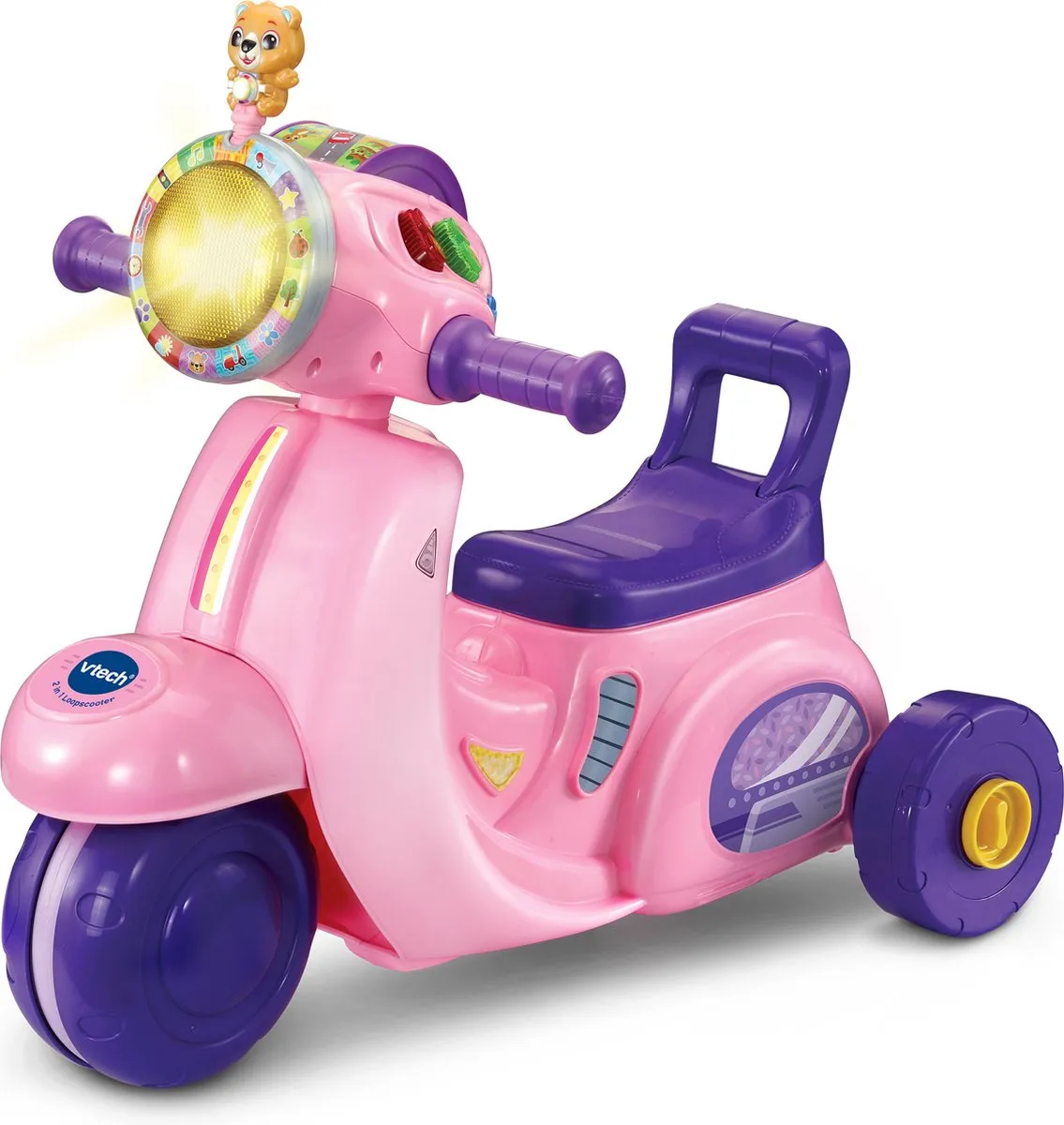 VTech 2-in-1 Loopscooter - Roze