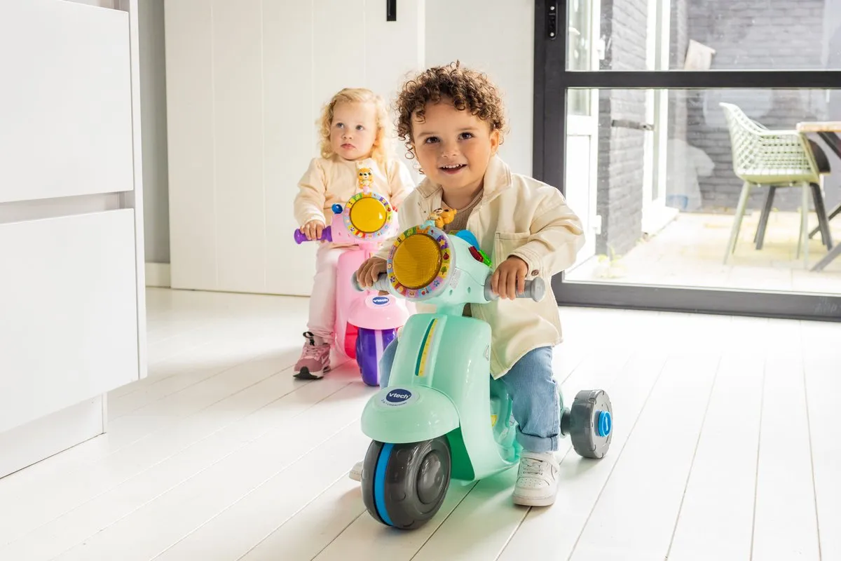 VTech 2-in-1 Loopscooter - Roze
