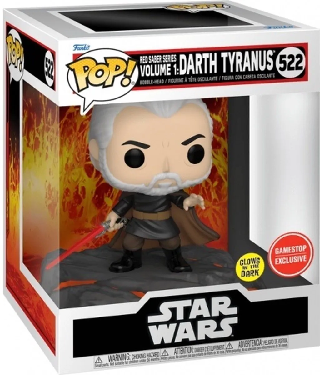 Funko Pop! Darth Tyranus Red Saber Series Volume 1