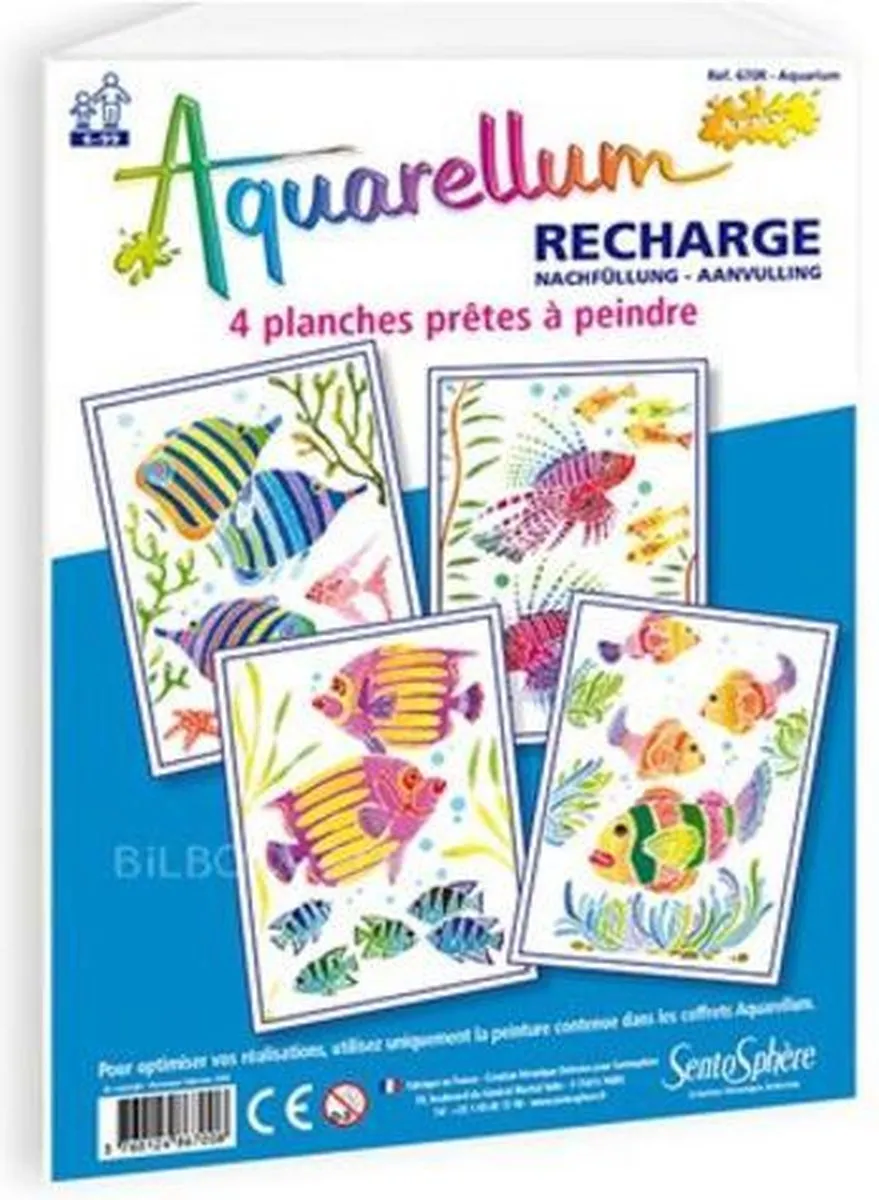Asmodee Aquarellum Junior Navulling - 3 Stuks