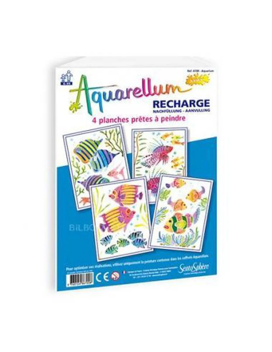 Asmodee Aquarellum Junior Navulling - 3 Stuks